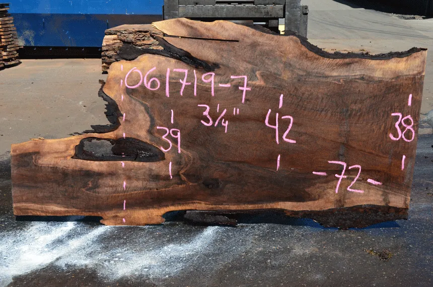 061719-07 Oregon Black Walnut Slab