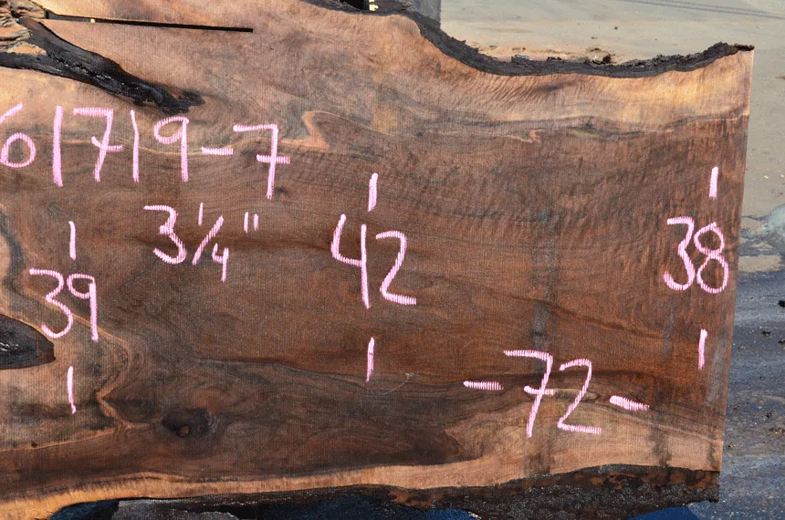 061719-07 Oregon Black Walnut Slab