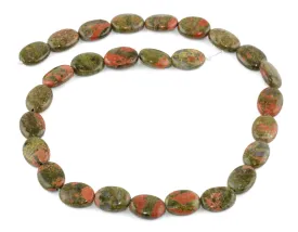 11x15MM Unakite Oval Gemstone Beads