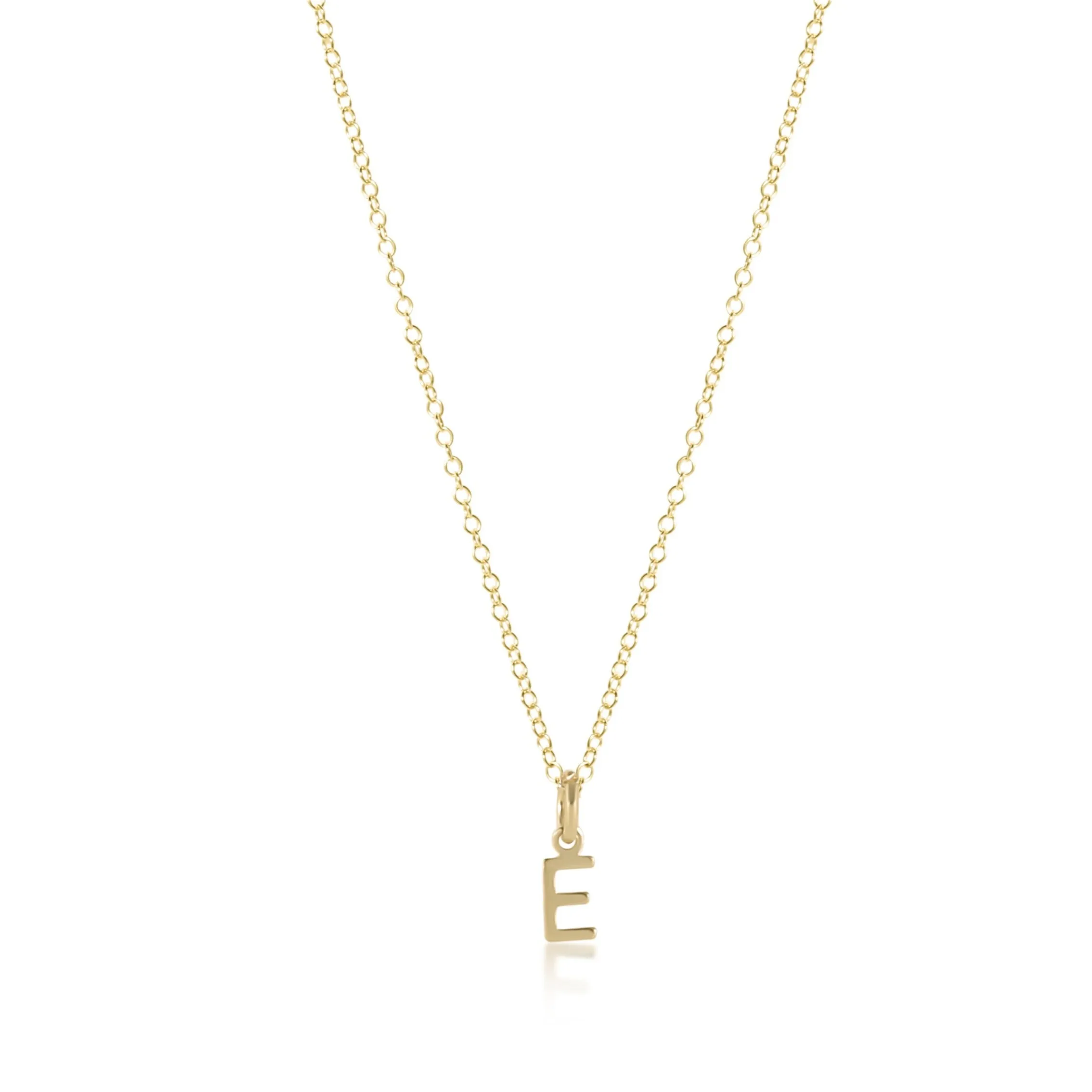 16" Necklace Gold - Respect Gold Charm