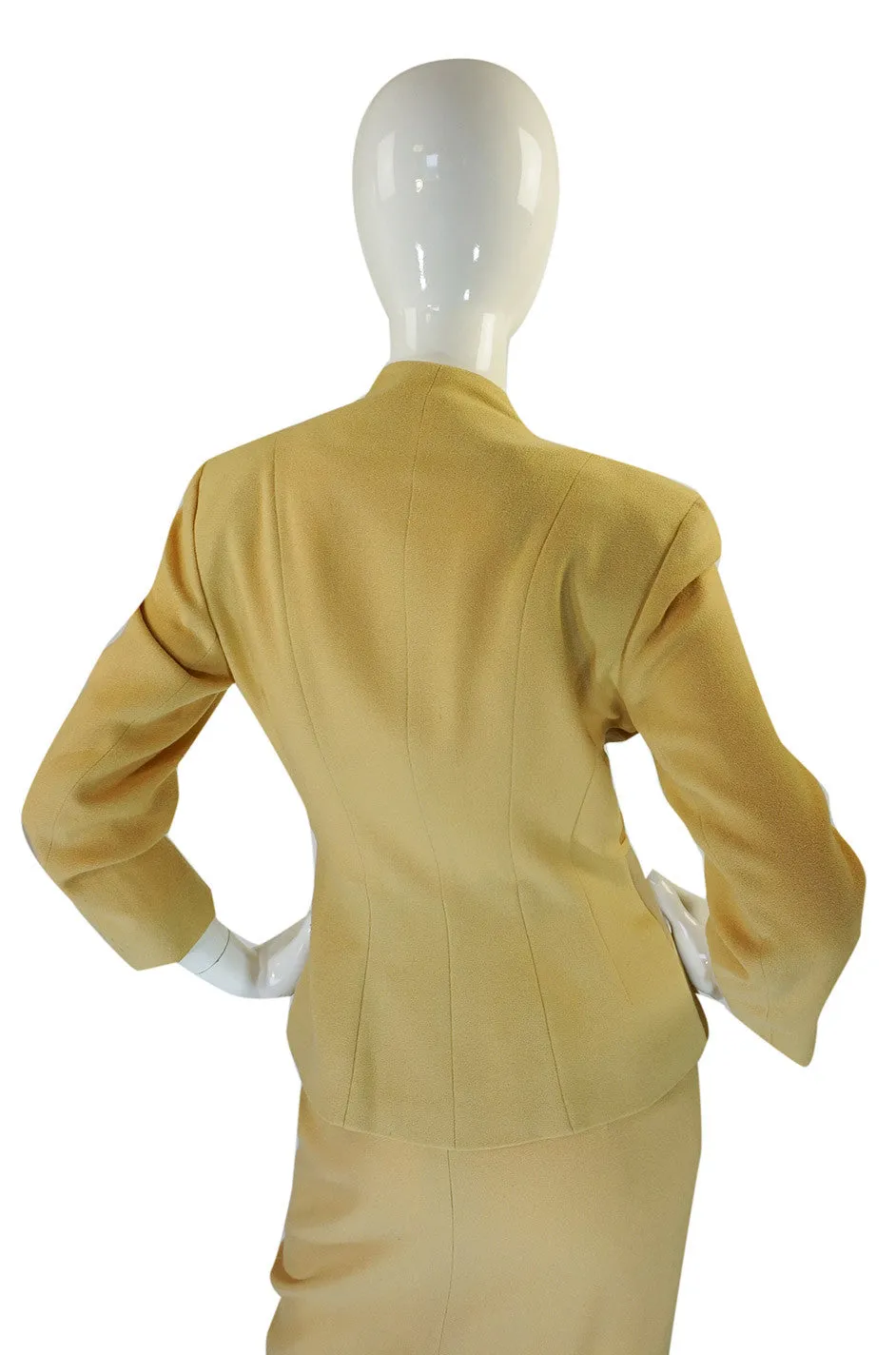 1940s Lilli Ann Fitted Swirl Crepe Suit