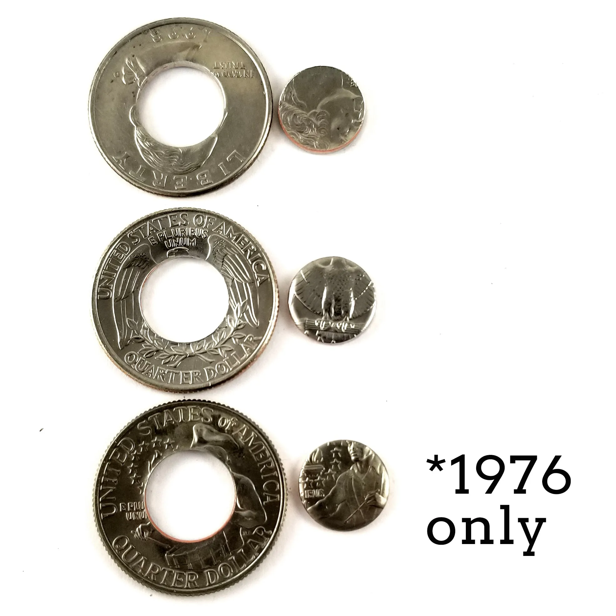 1969 Washington Quarter Coin Ring