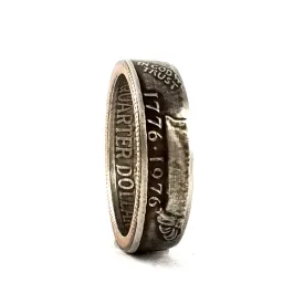 1976 Bicentennial Washington Quarter Coin Ring