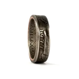 1977 Washington Quarter Coin Ring