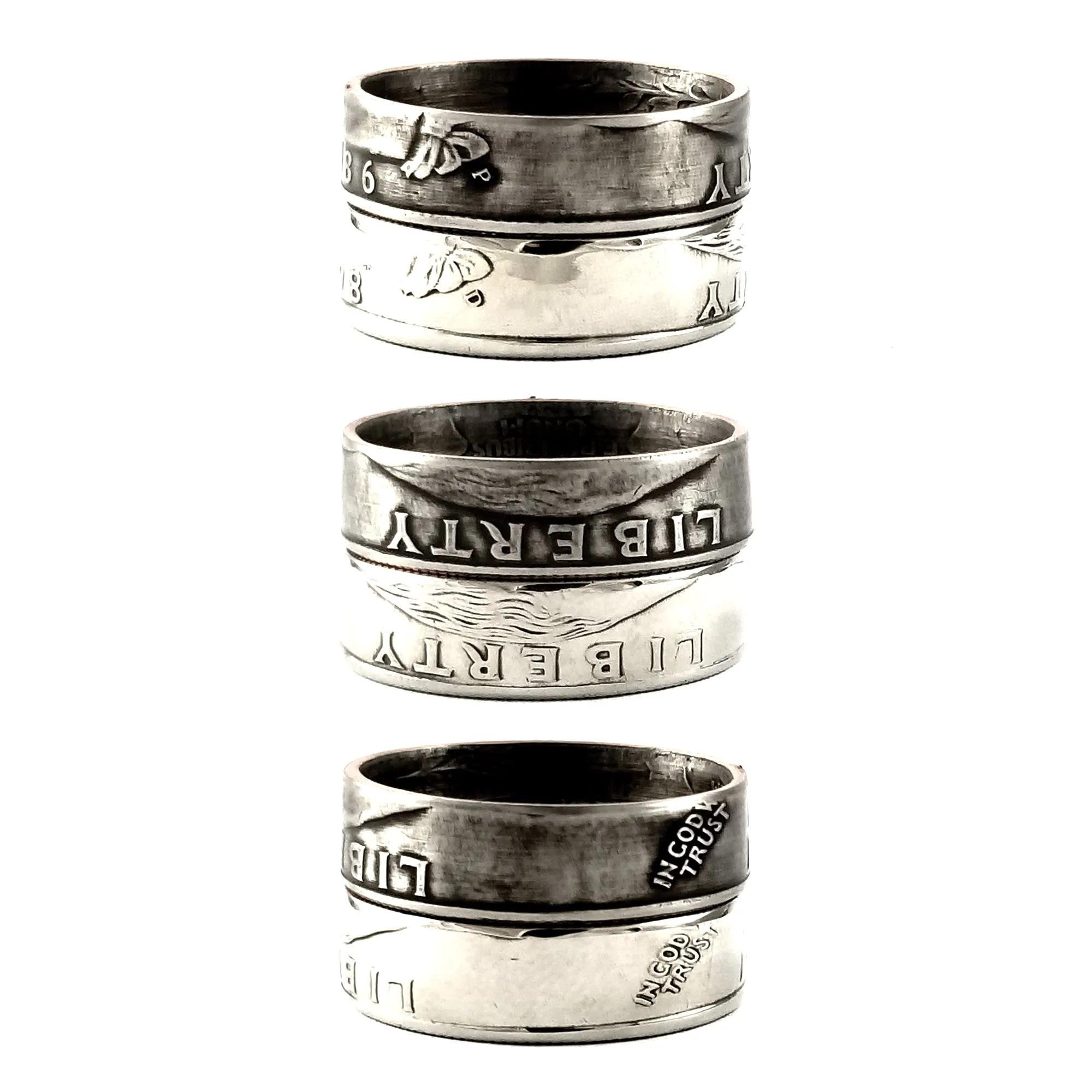 1977 Washington Quarter Coin Ring