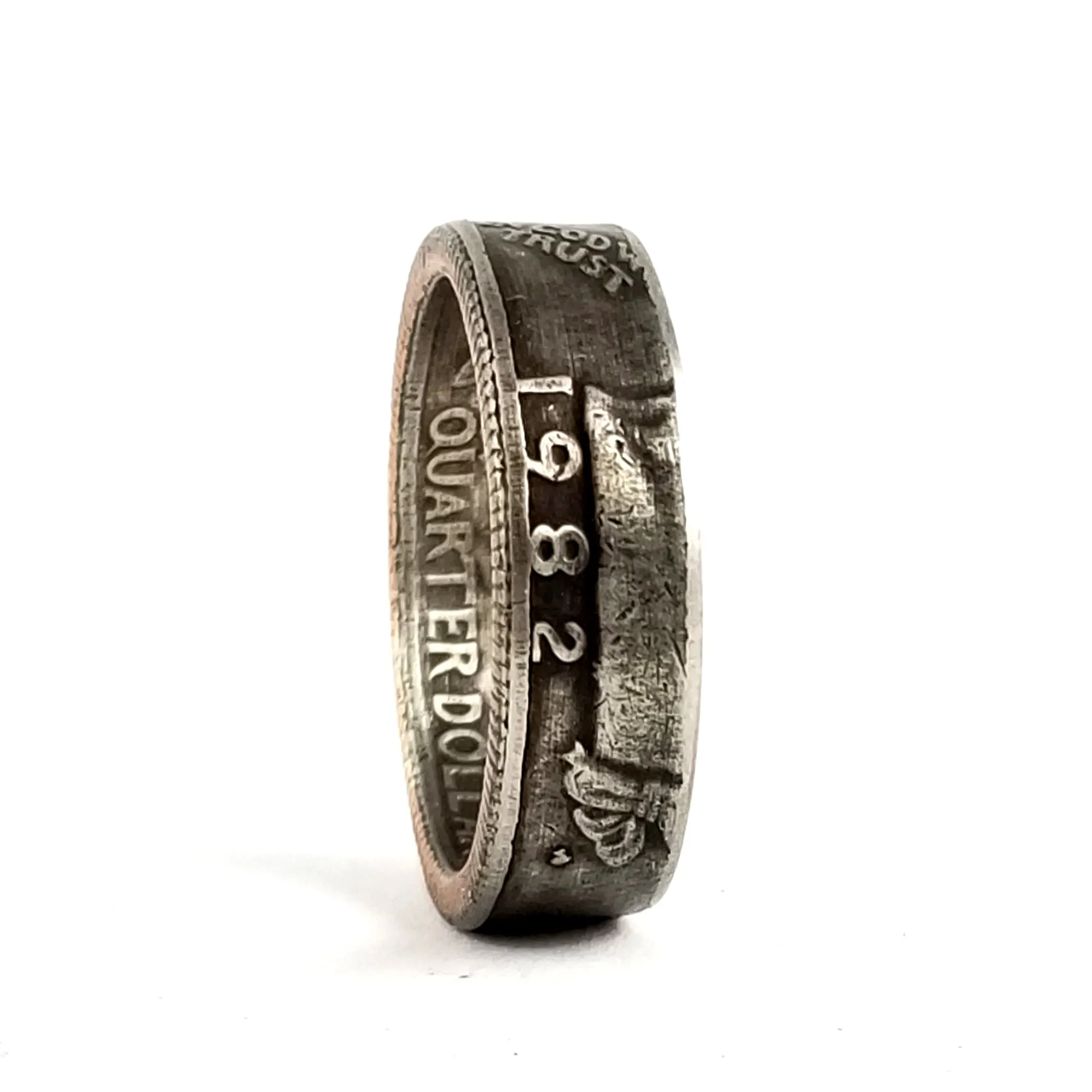 1982 Washington Quarter Coin Ring