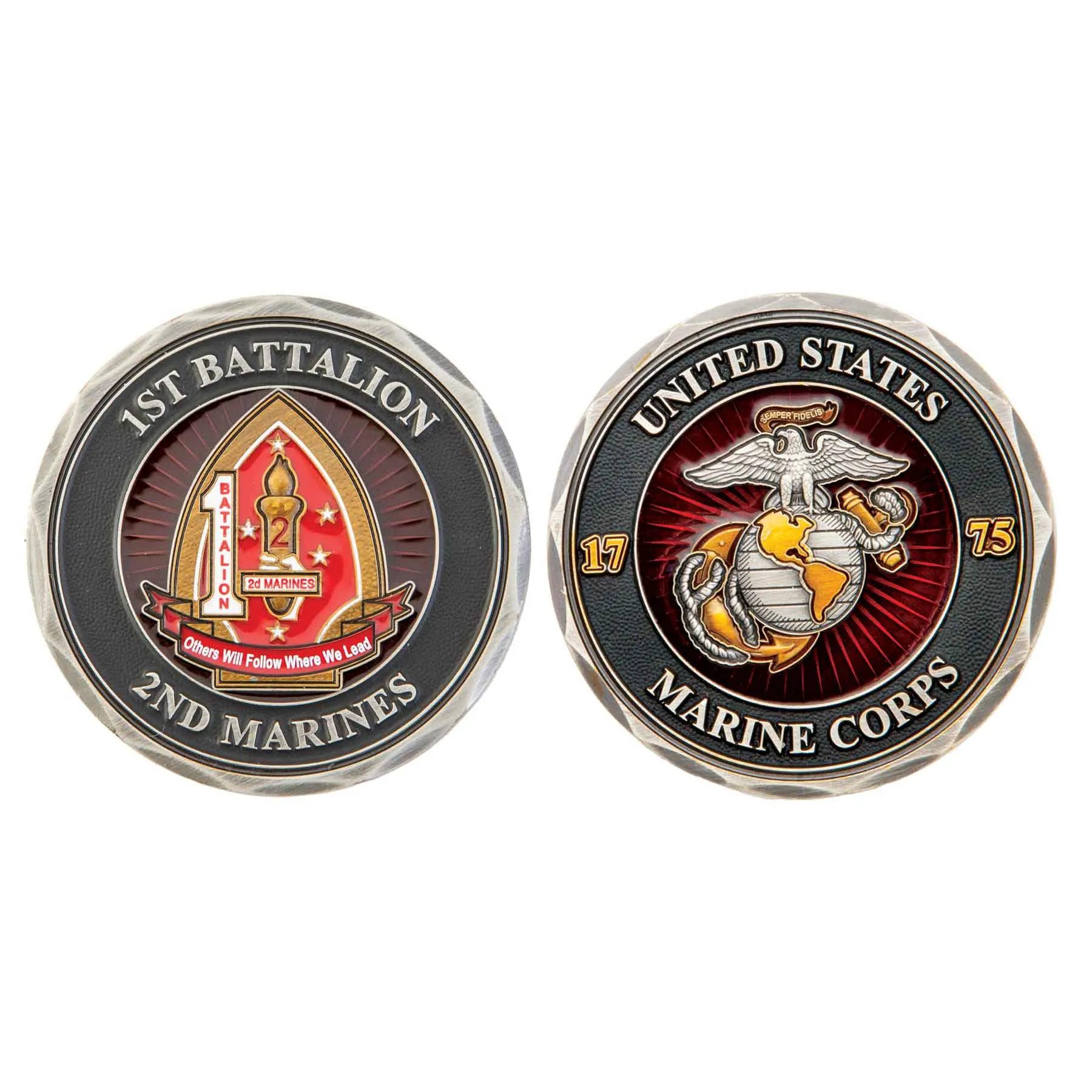 1st Battalion 2nd Marines Challenge Coin