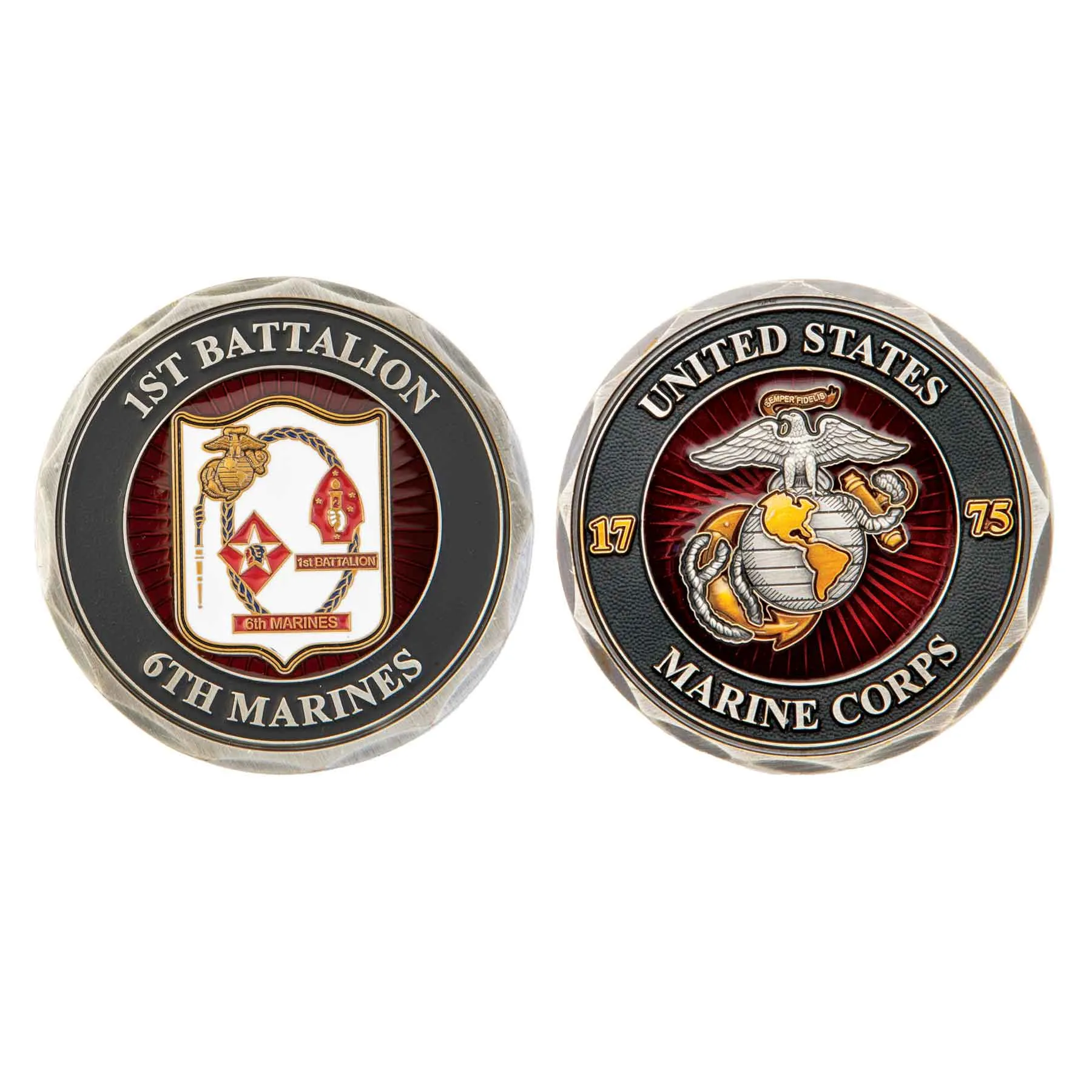 1st Battalion 6th Marines  Challenge Coin