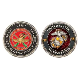 1st Force Recon FMF PAC Challenge Coin