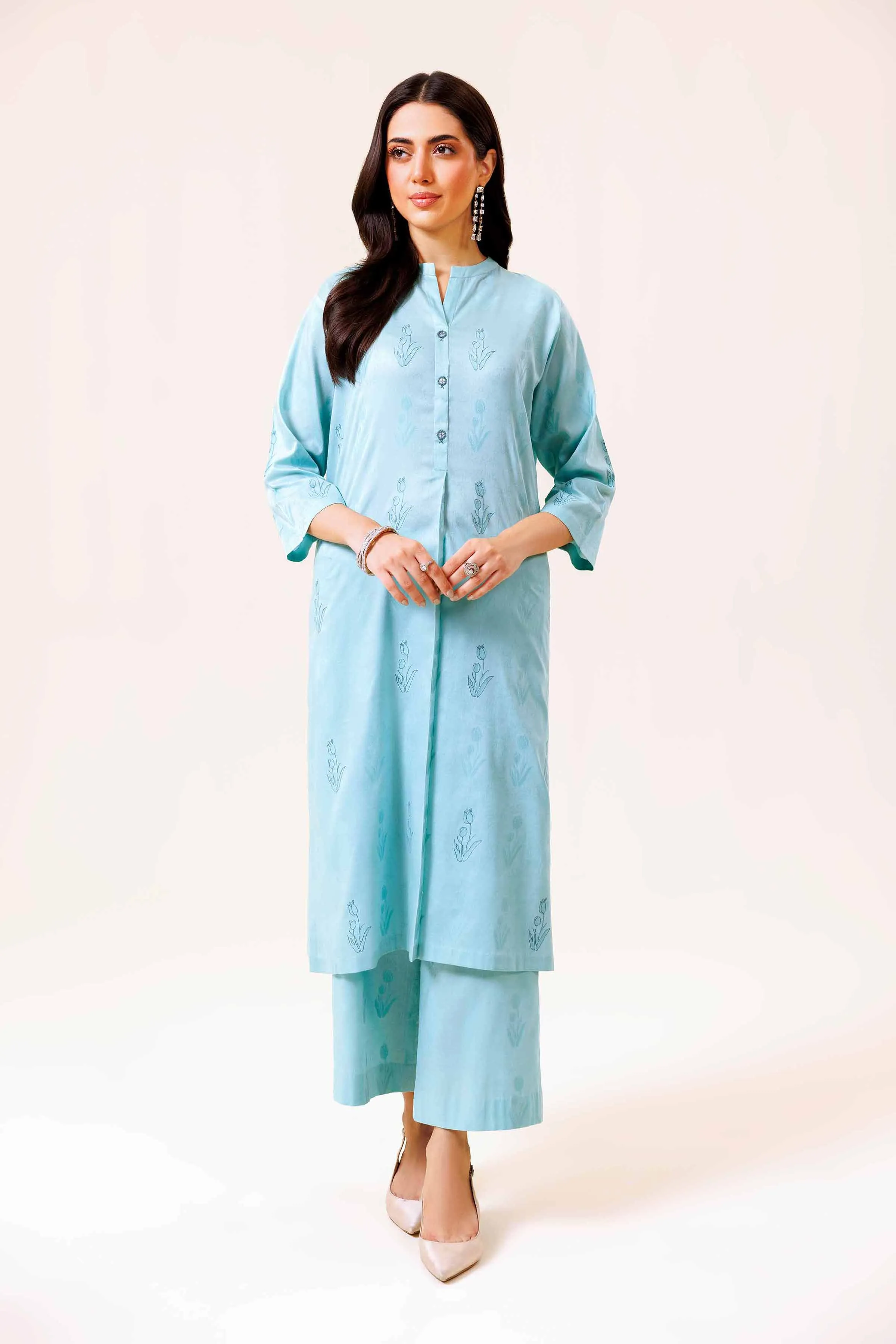 2 Piece - Embroidered Suit - KFE24-111