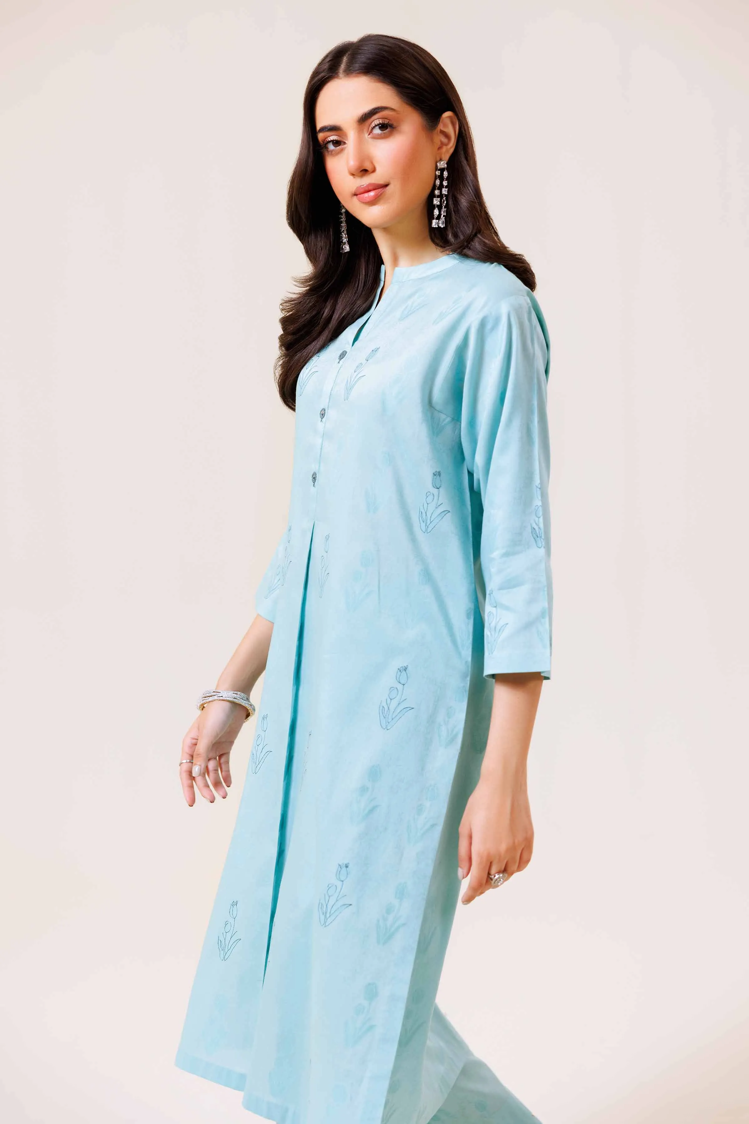 2 Piece - Embroidered Suit - KFE24-111