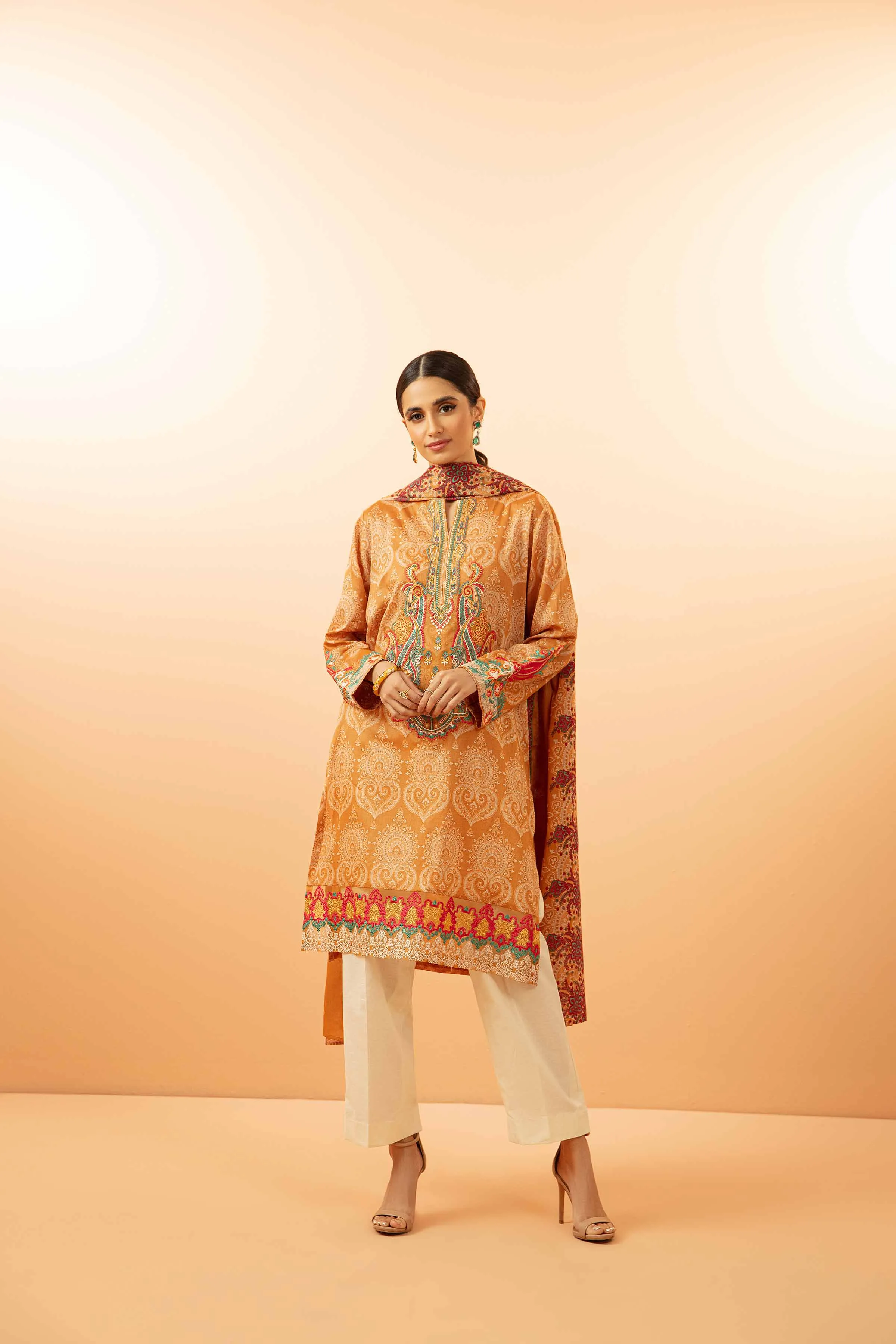 2 Piece - Embroidered Suit - PDS23-07