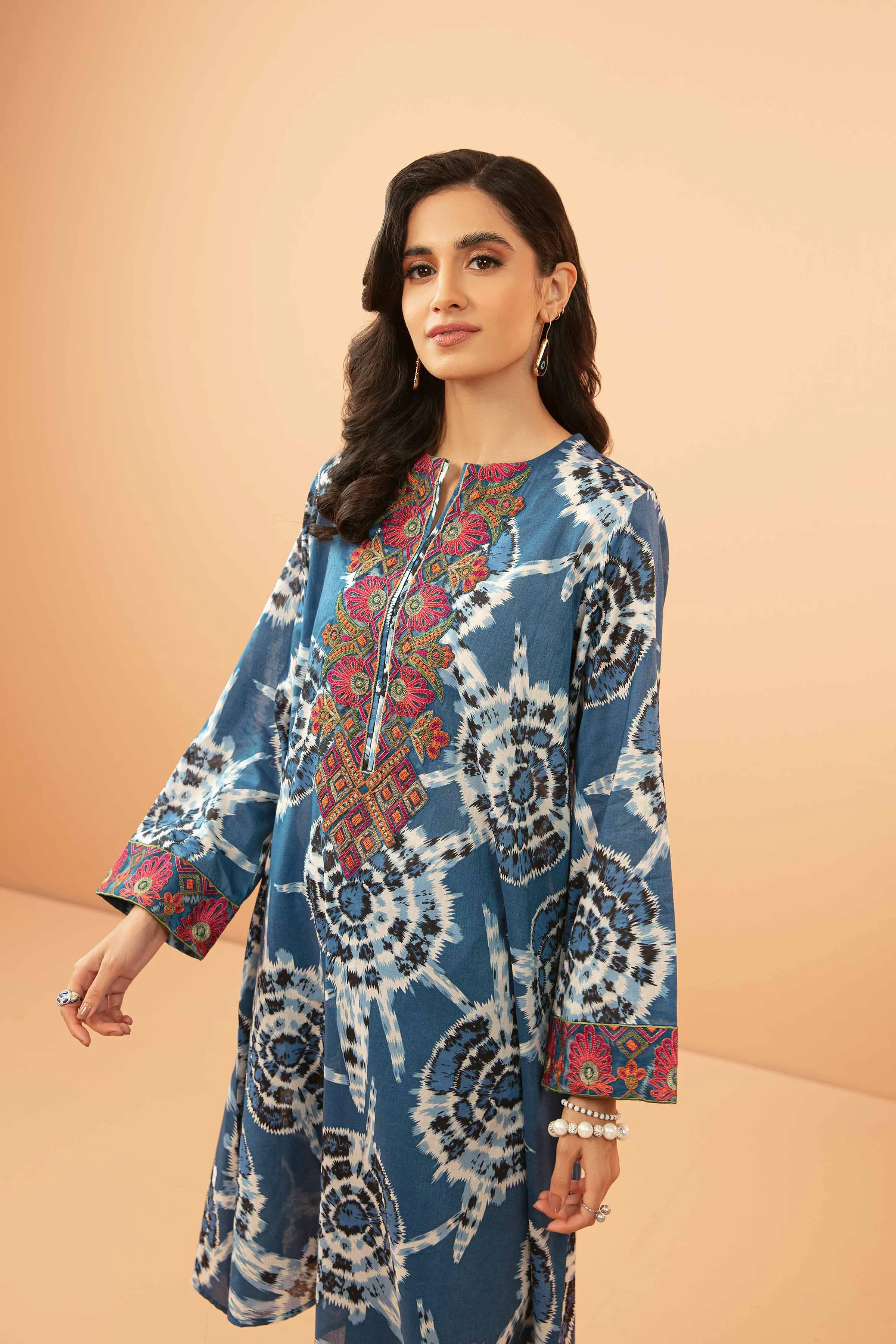 2 Piece - Embroidered Suit - PDS23-14