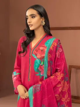 2 Piece Khaddar Suit-Printed (Unstitched)