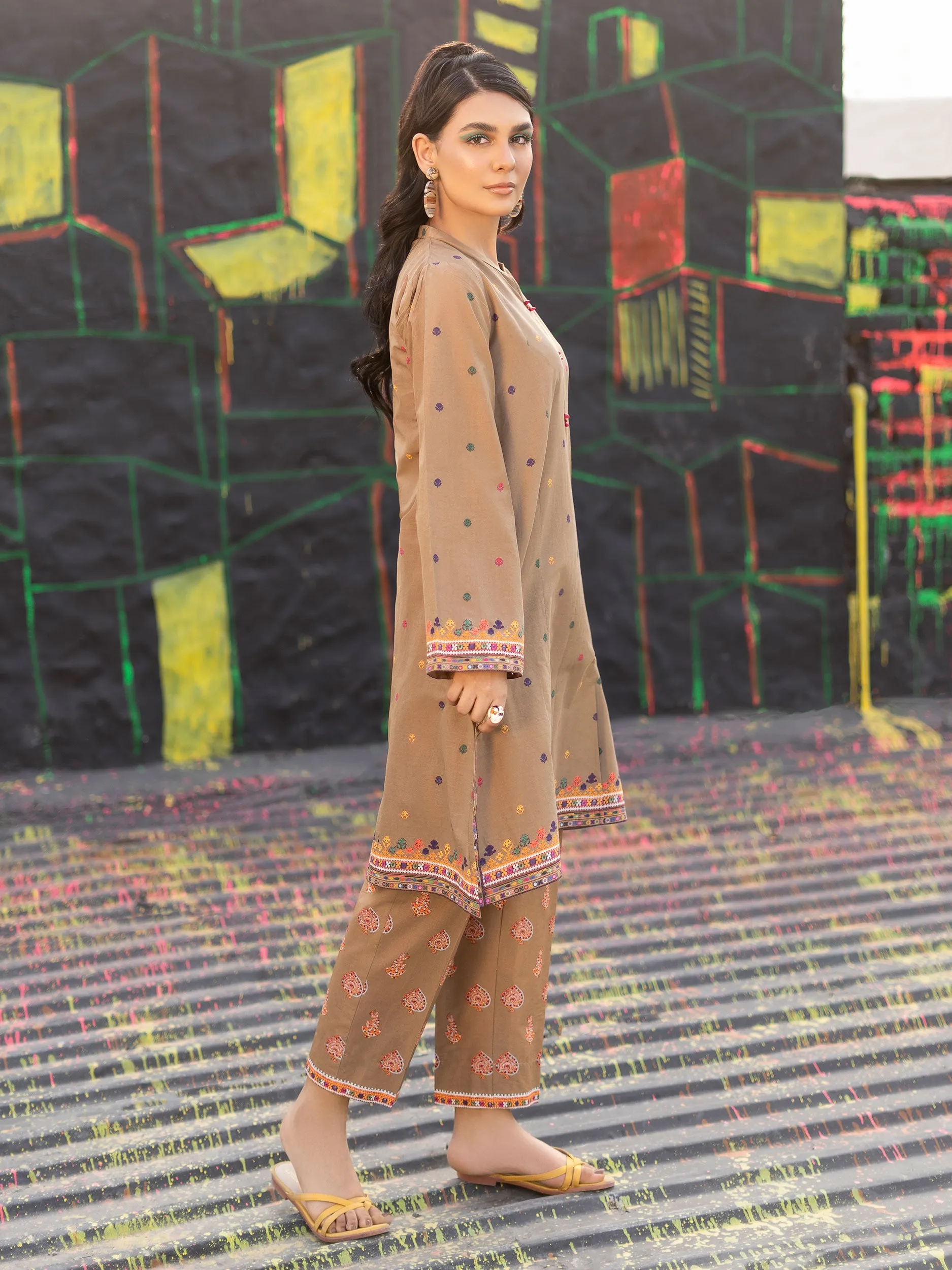 2 Piece Lawn Suit-Printed (Unstitched)