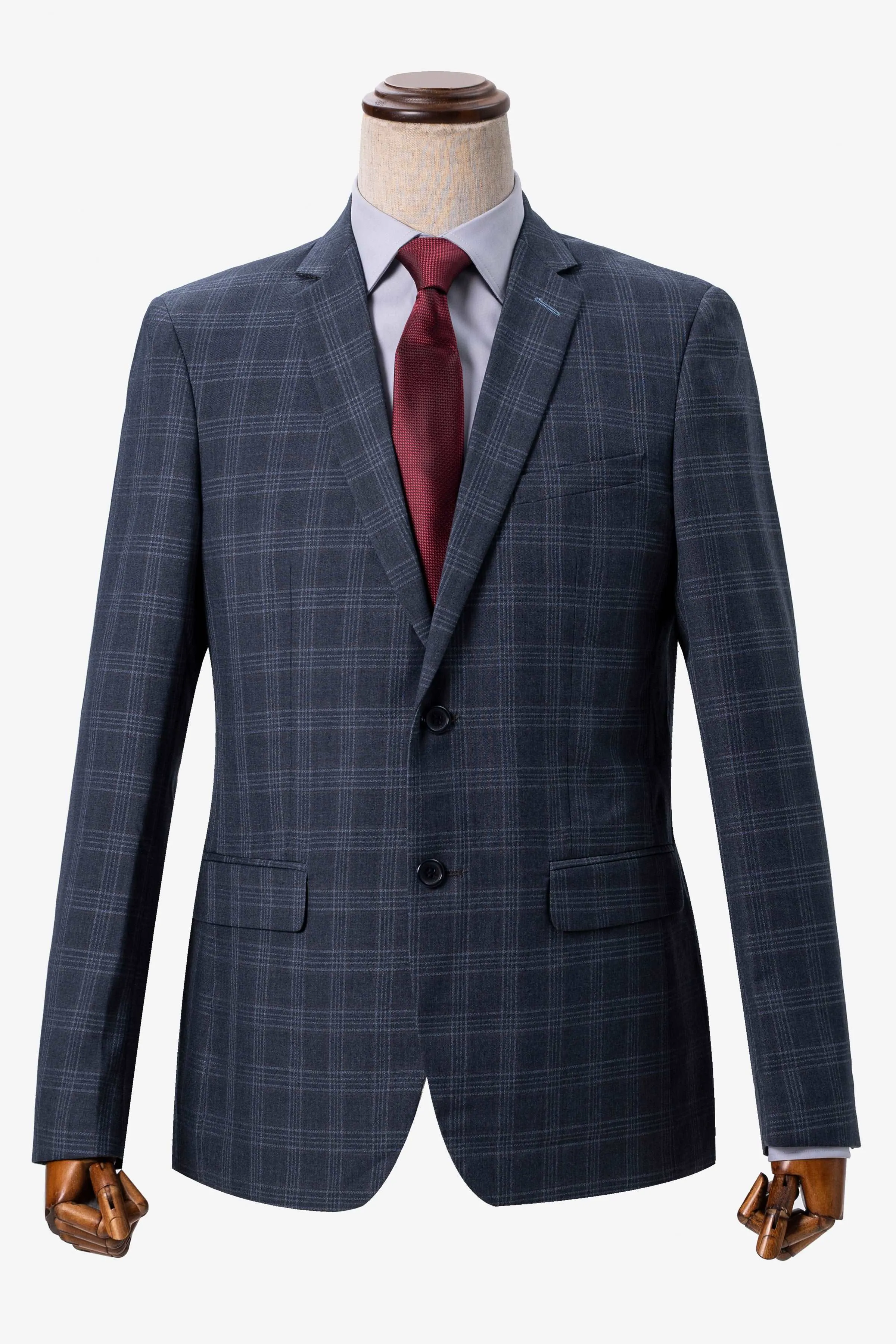 2 PIECE SUIT BLUE GREY