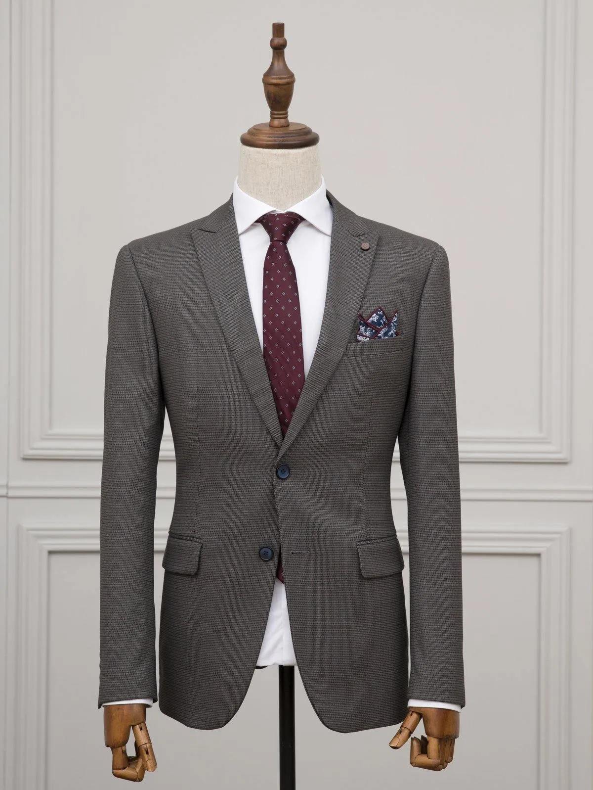 2 PIECE SUIT GREY