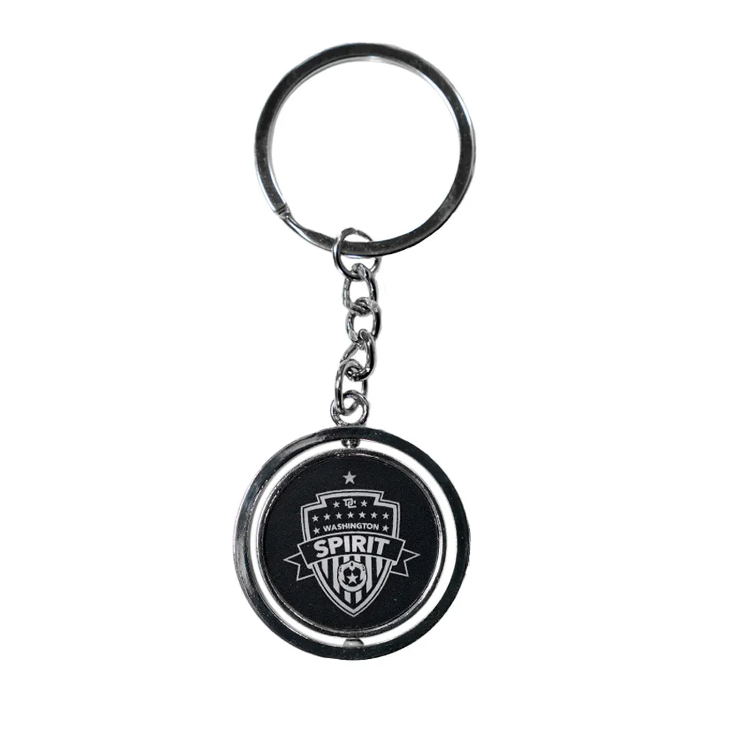 2023 Washington Spirit Shield Logo Spinning Keychain