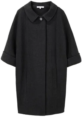 3/4 Sleeve Cape Coat