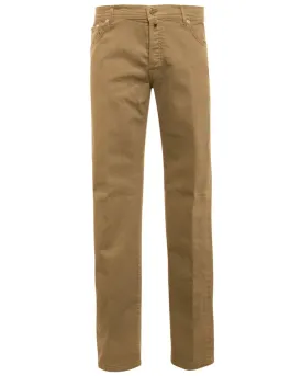 5 Pocket Denim Pant in Camel