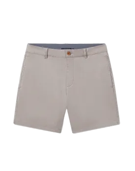 6" Regatta Stretch Short Lt Gray