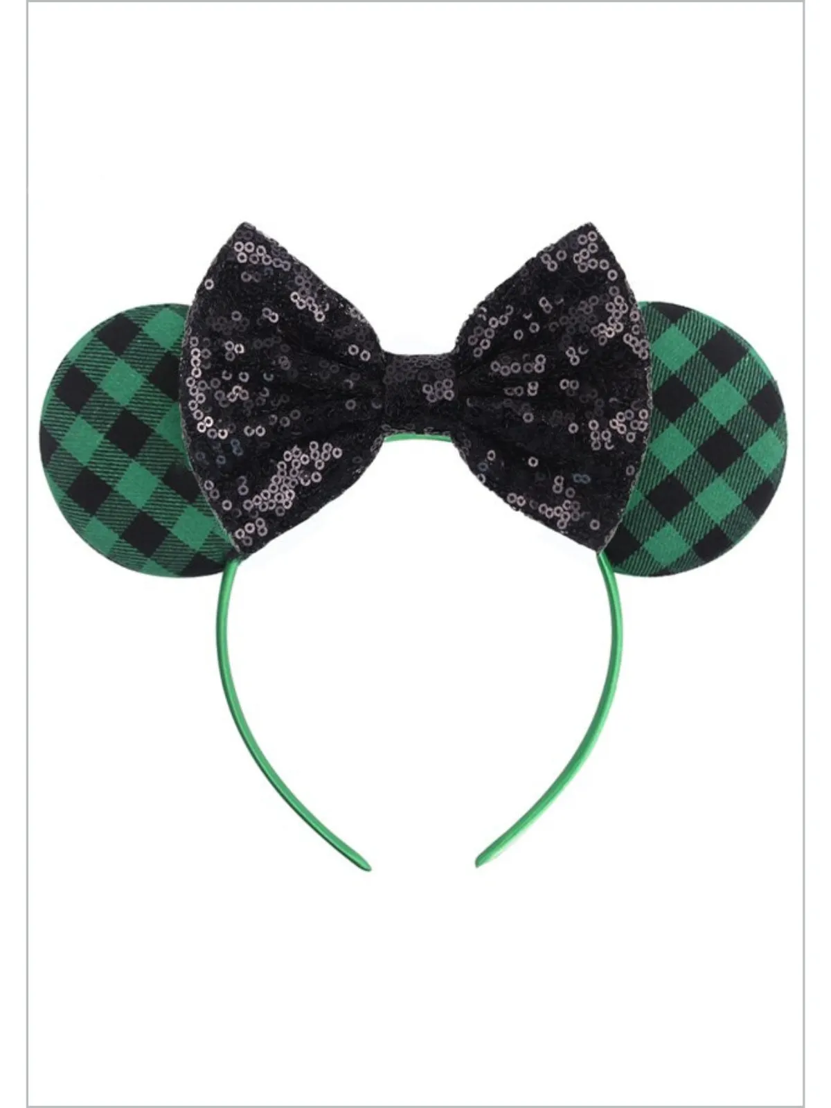 Adorably Me Plaid Mouse Ears Headband