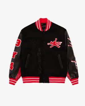 Air Jordan X Awake NY Varsity Jacket Black