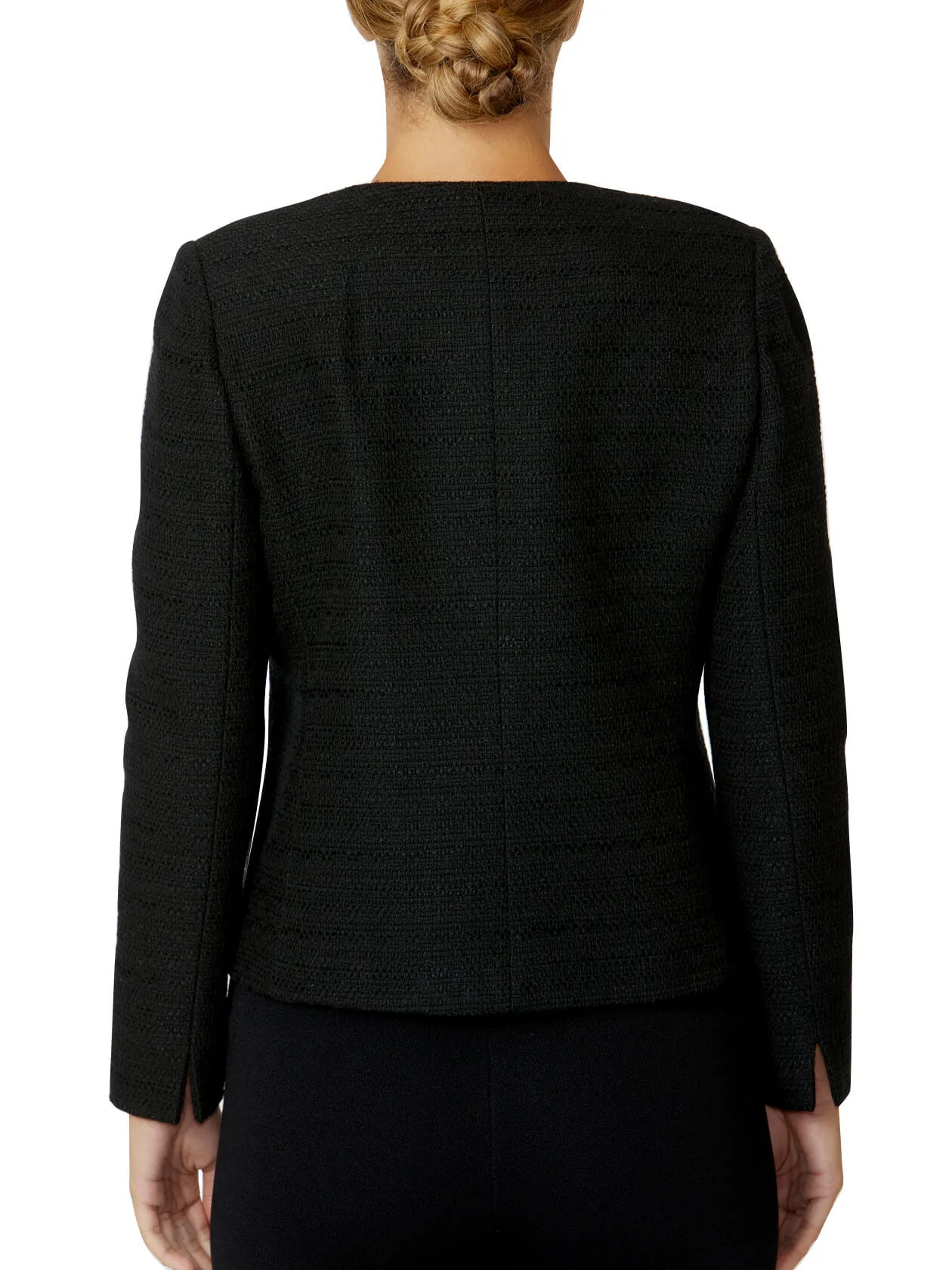 Alison Black Tweed Jacket