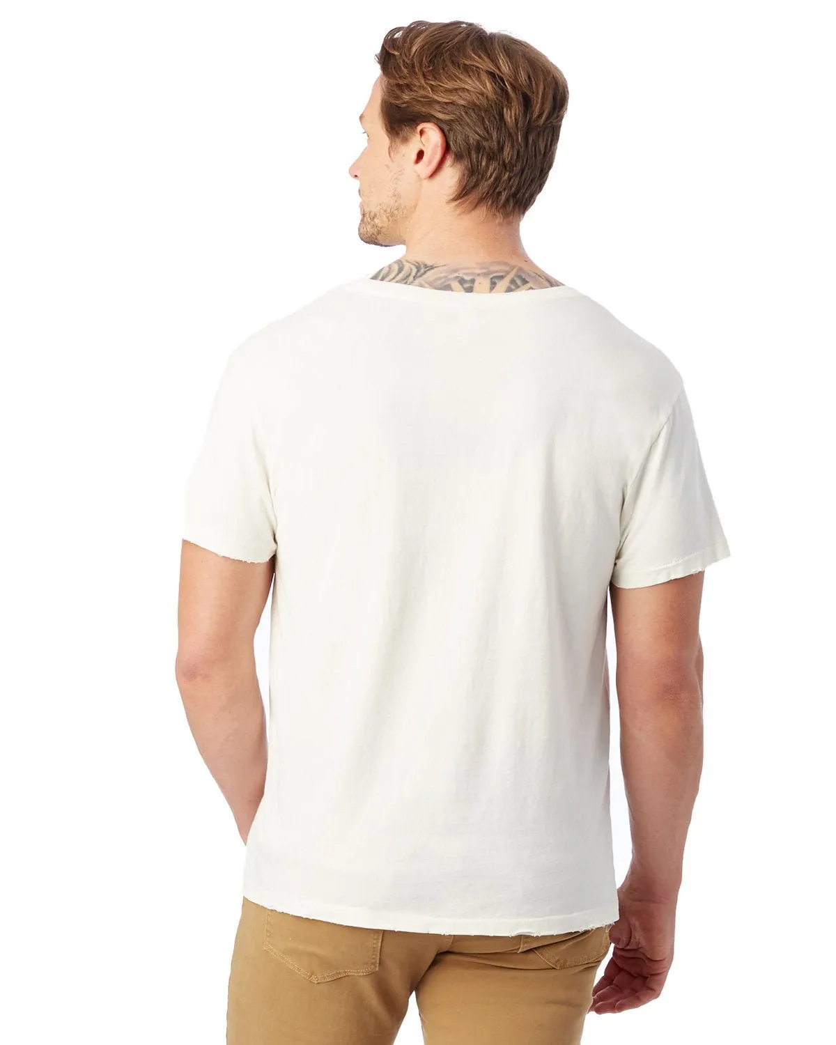 Alternative 04850C1 Men's Heritage Garment-Dyed Distressed T-Shirt