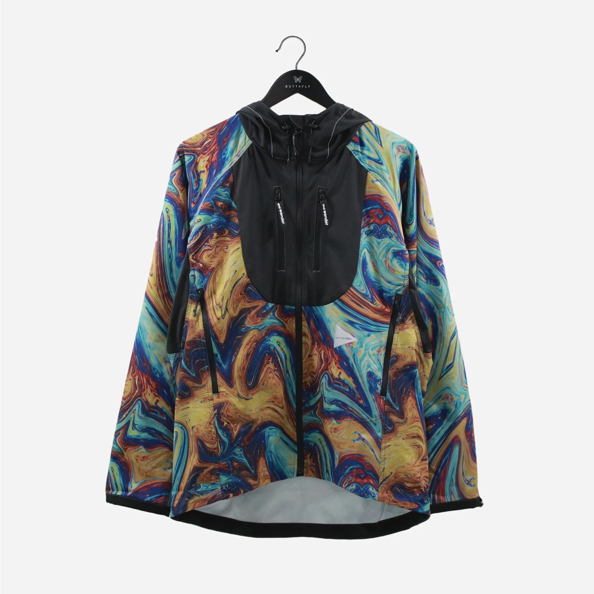 And Wander Printed Trek Jacket