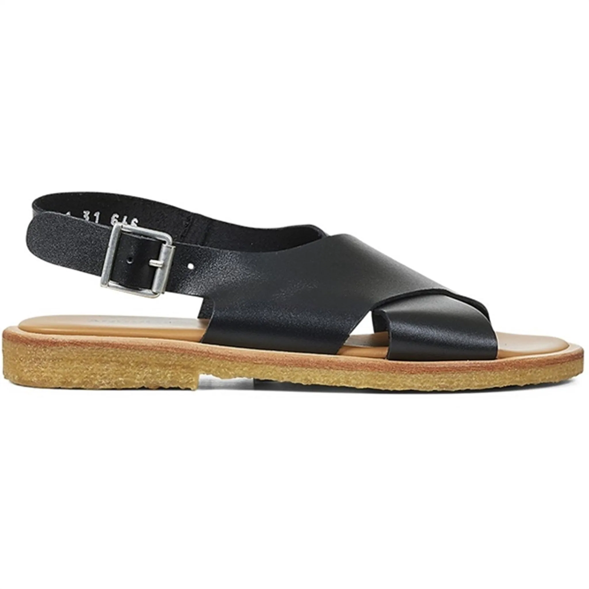 Angulus Sandal W. Buckle Black