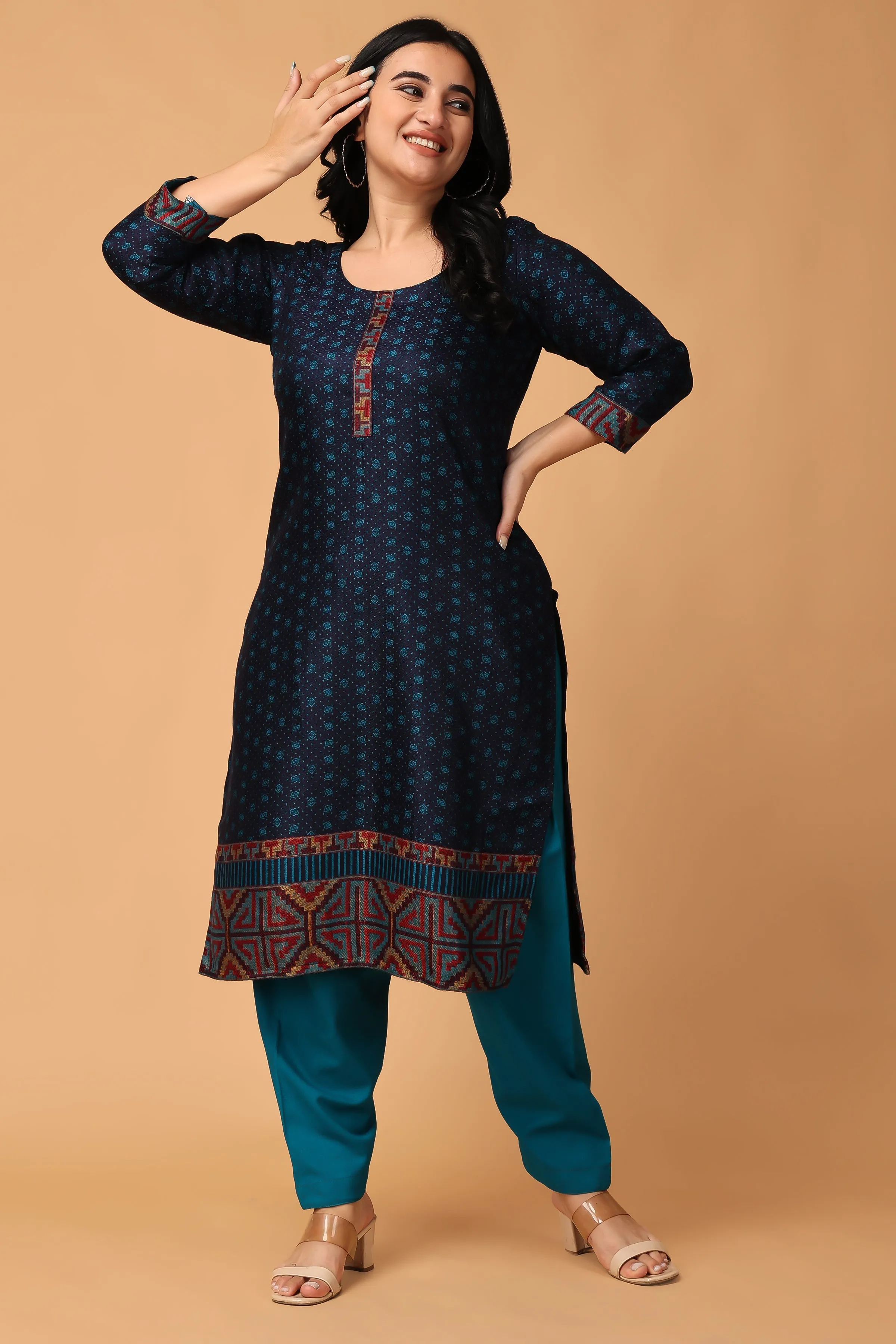 Arctic Aura Woollen Kurta