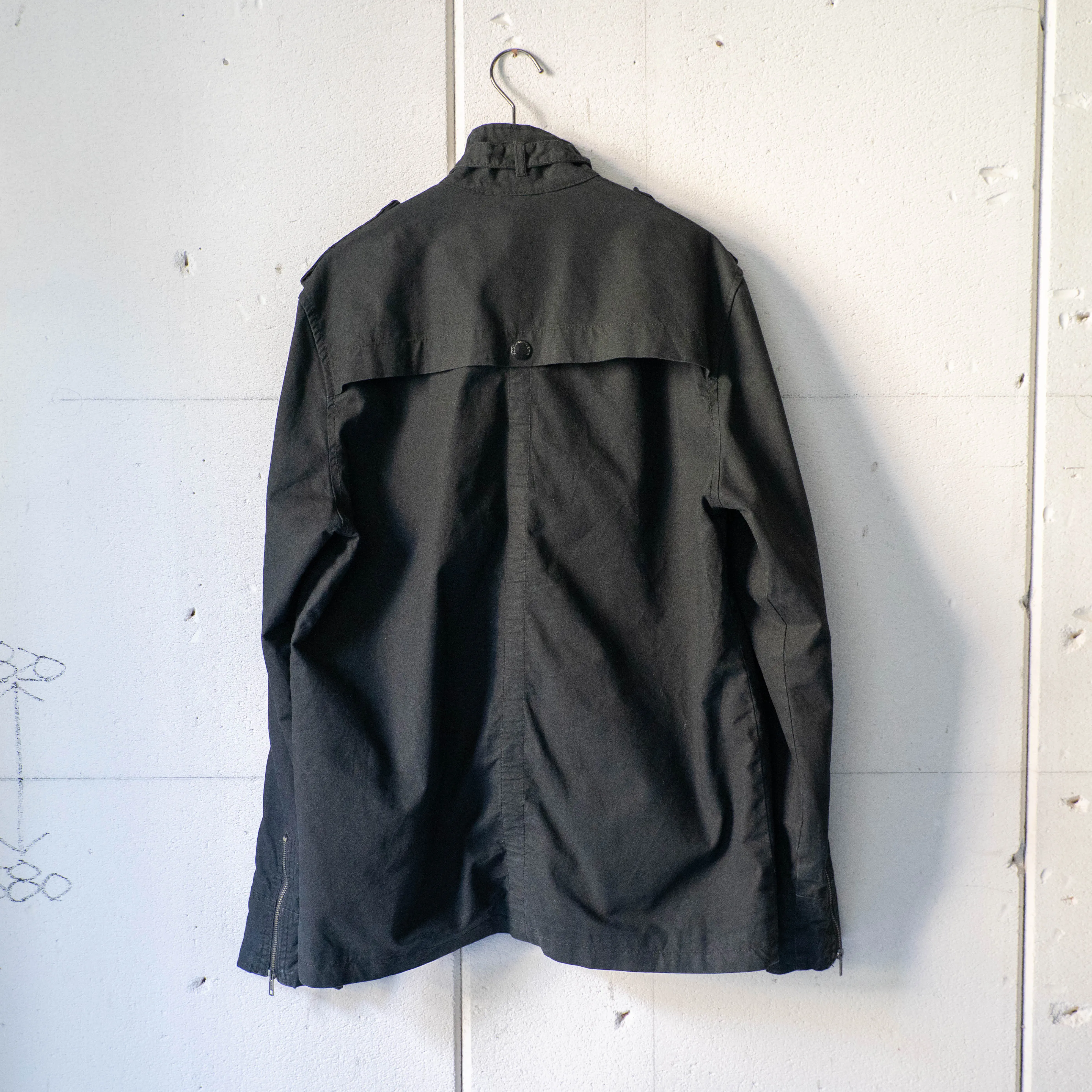 around 2000s black color military style jacket