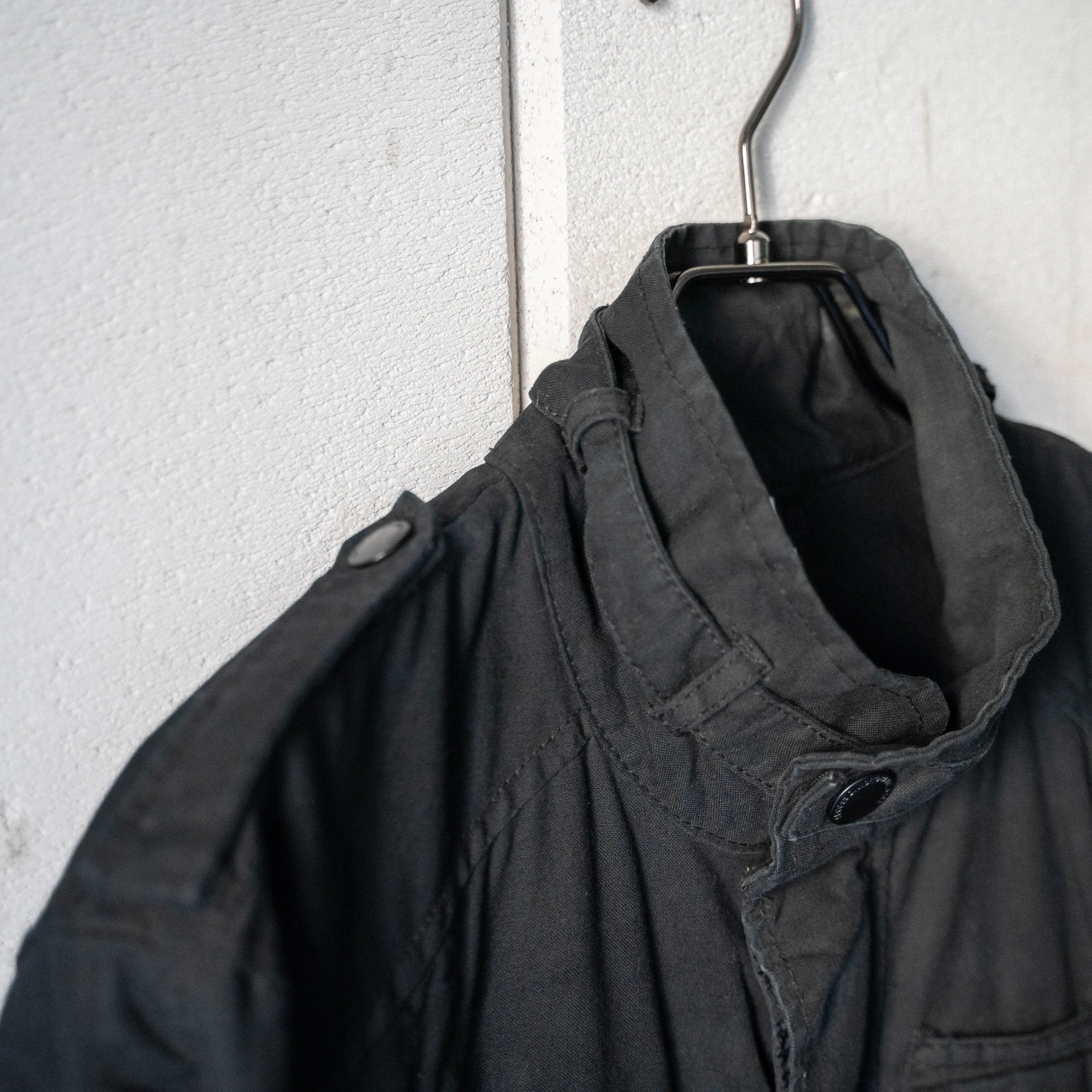 around 2000s black color military style jacket