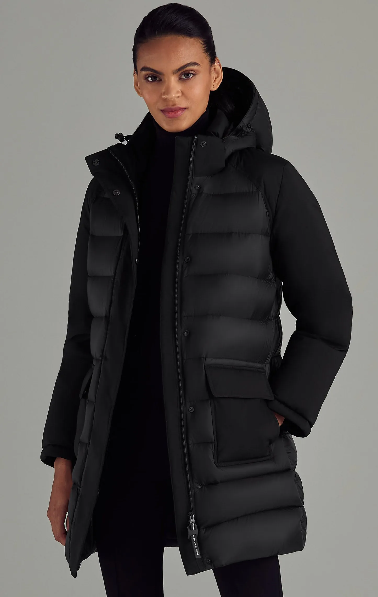 Askya Women's Two-Tone Puffer Down Parka