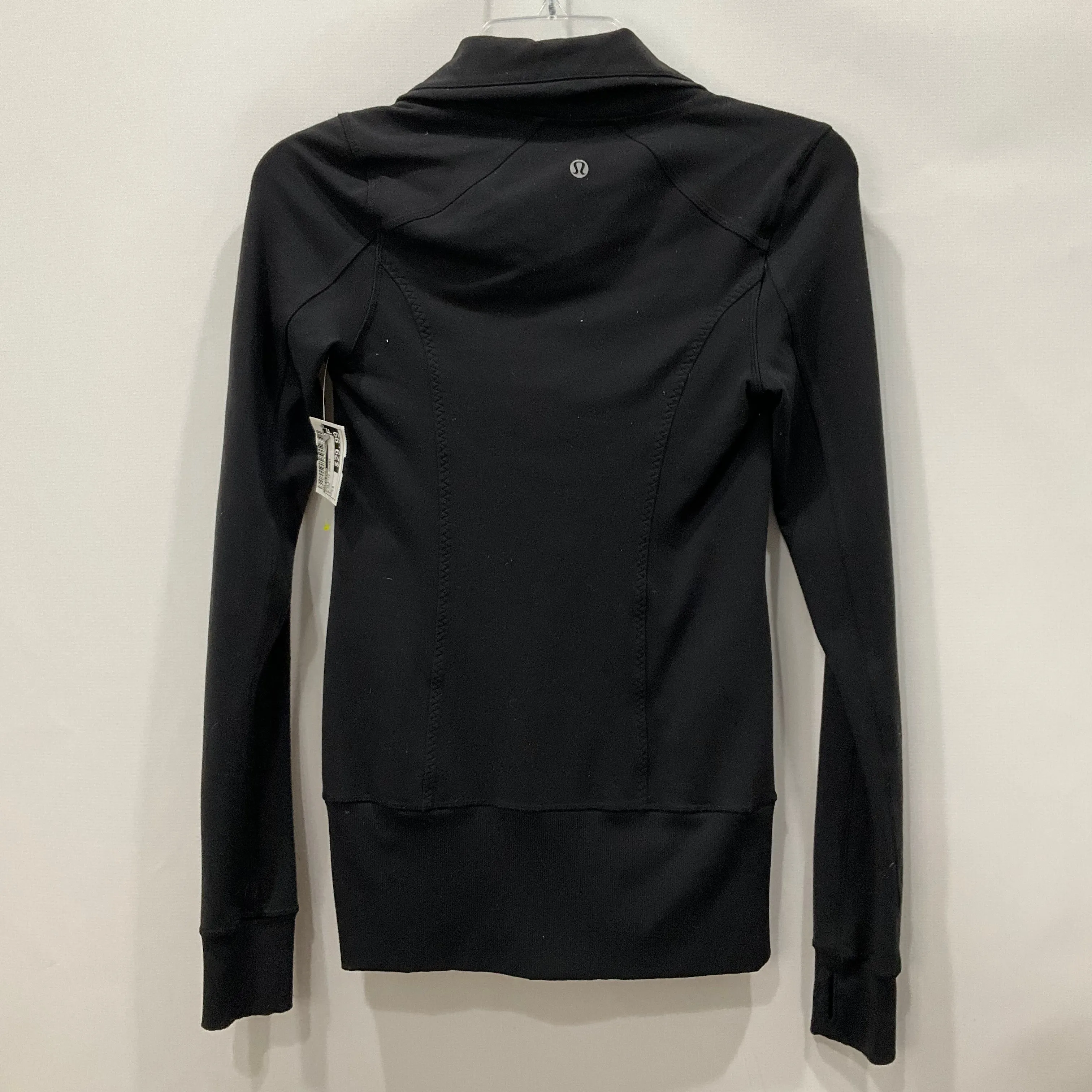 Athletic Jacket By Lululemon In Black, Size: 4