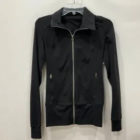 Athletic Jacket By Lululemon In Black, Size: 4