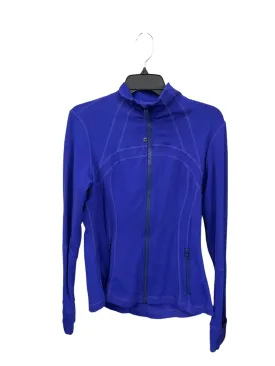 Athletic Jacket By Lululemon In Blue, Size: L