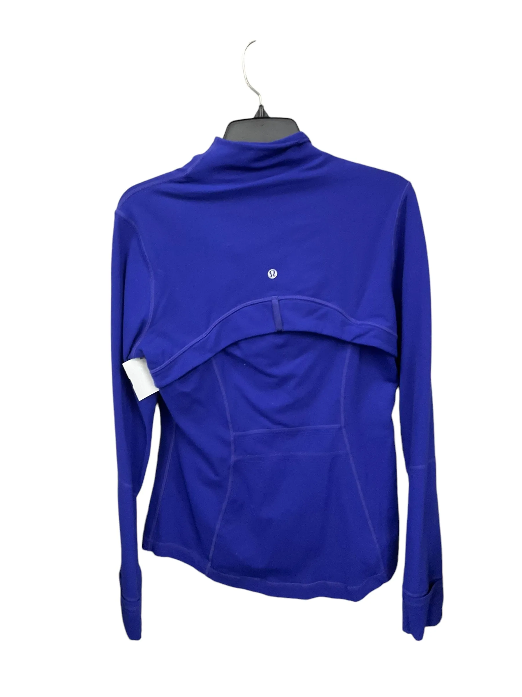 Athletic Jacket By Lululemon In Blue, Size: L