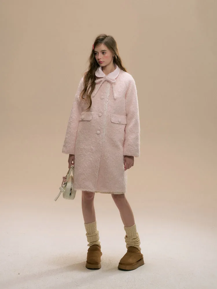 Baby Pink Woolen Coat