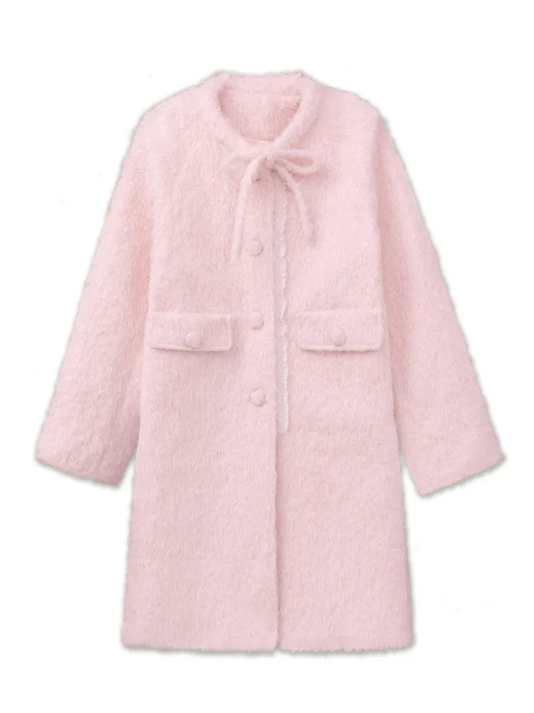 Baby Pink Woolen Coat