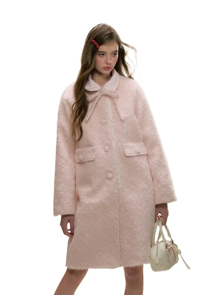 Baby Pink Woolen Coat