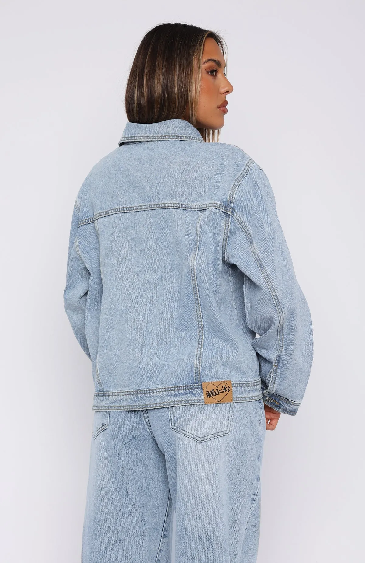 Back Street Denim Jacket Light Blue Wash