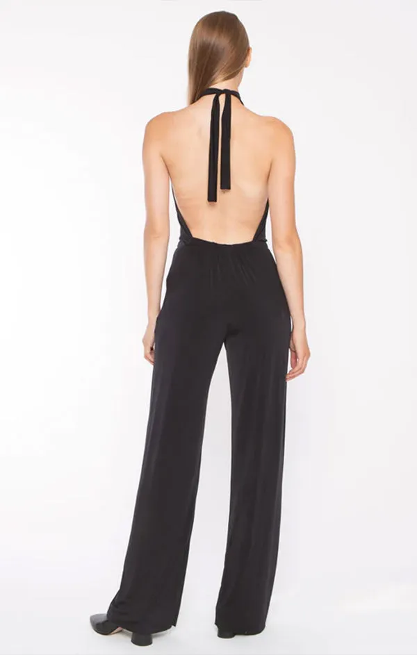 Backless Halter Jumpsuit