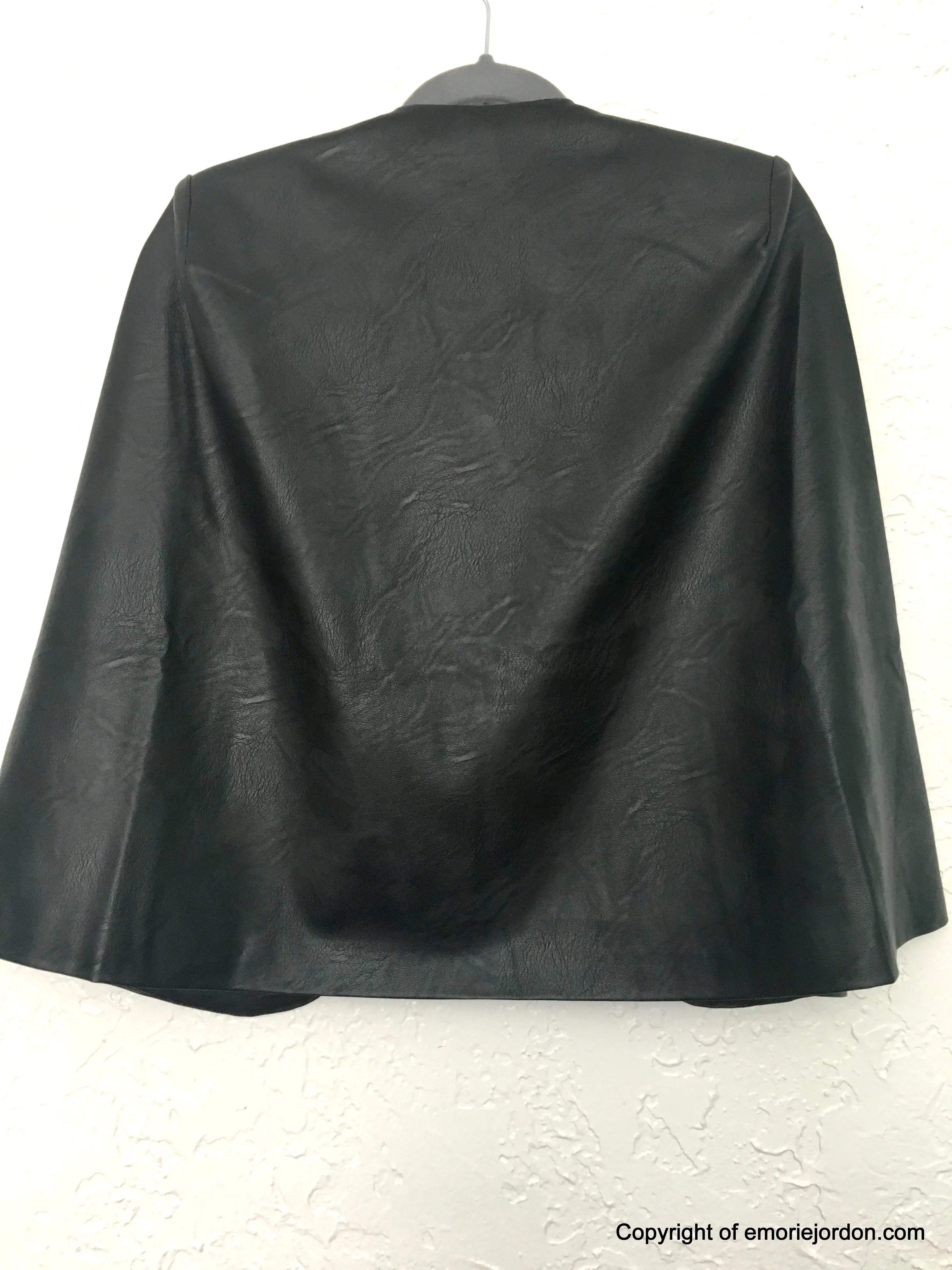 Baddie Vegan Leather Cape