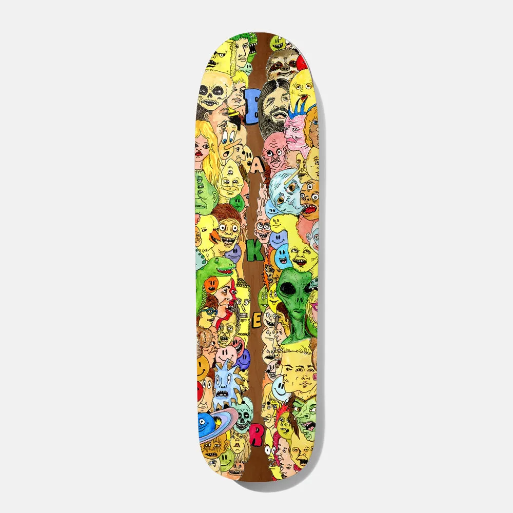 Baker Zack Allen Big Bodies Shaped Skateboard Deck - 8.75