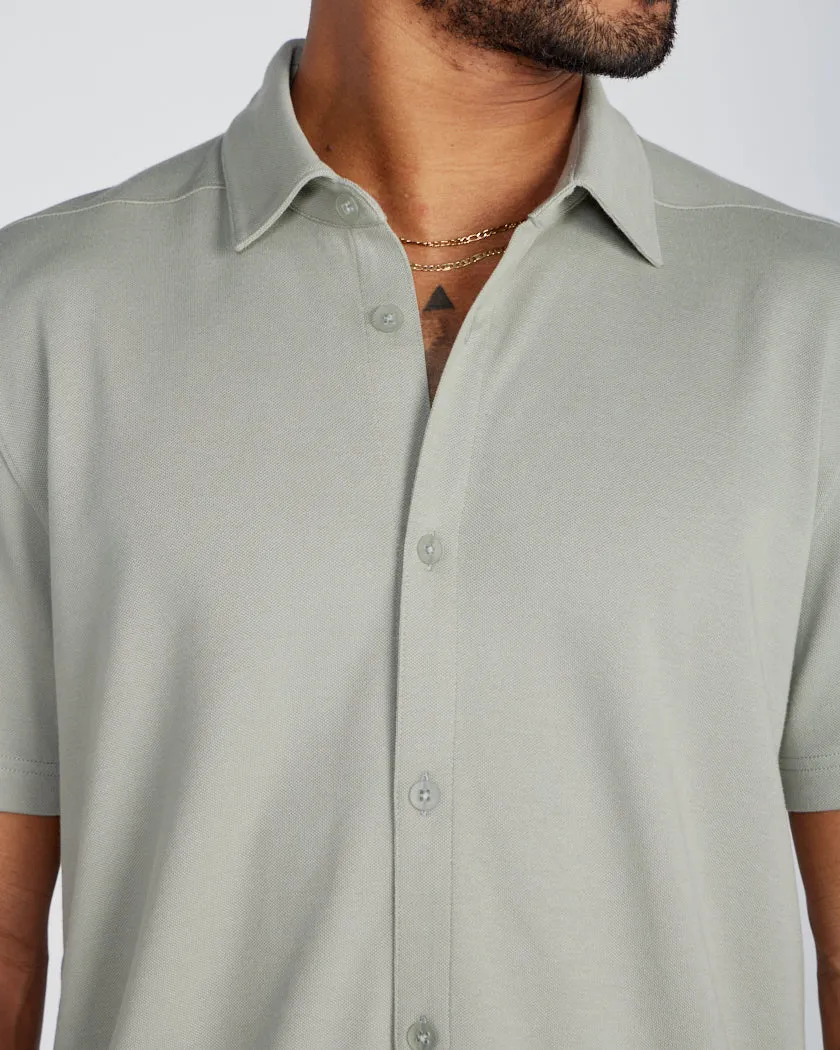 Bayside Oxford Short Sleeve Button Down