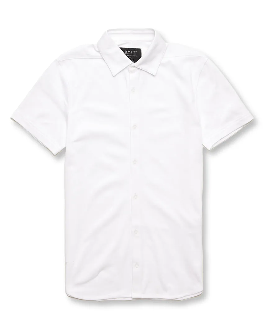 Bayside Oxford Short Sleeve Button Down