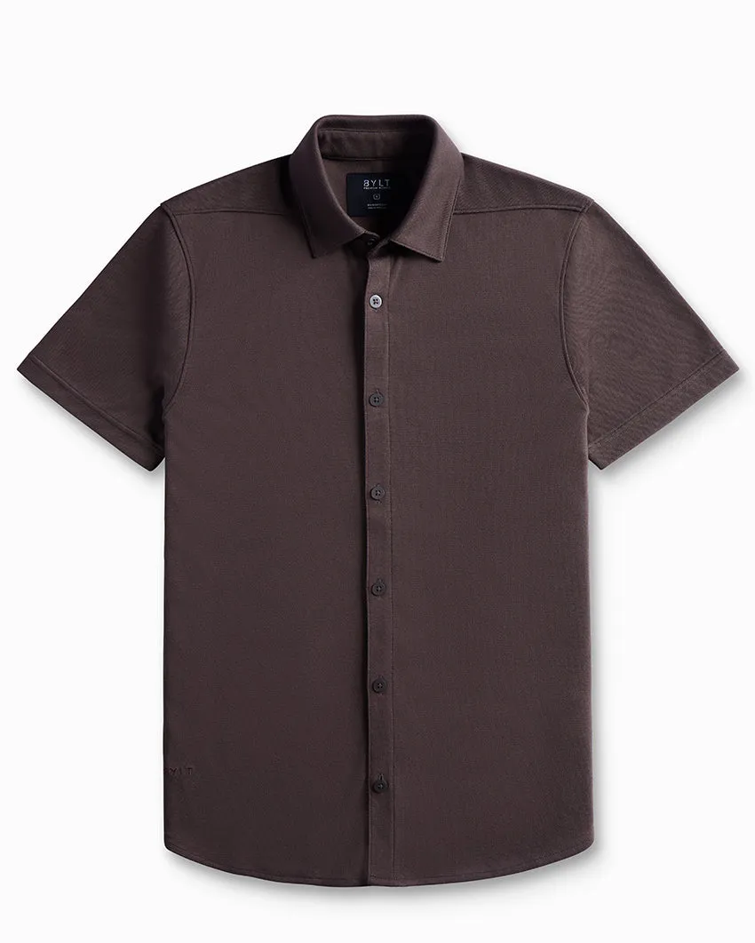 Bayside Oxford Short Sleeve Button Down