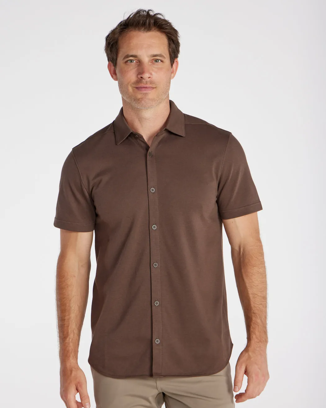 Bayside Oxford Short Sleeve Button Down